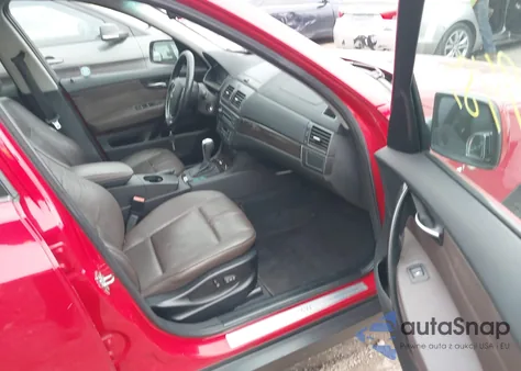 2007 BMW X3 3.0Si z USA, uszkodzony, nr VIN WBXPC93437WF29142